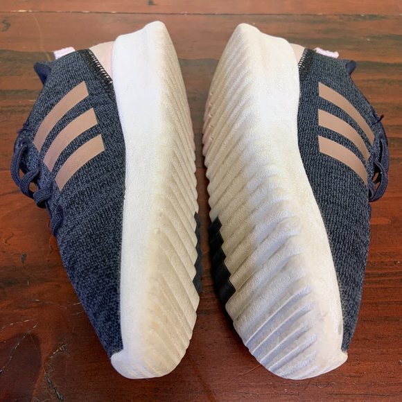 Adidas Cloudfoam Racer TR Sneakers Shoes Slip On Mesh Blue Toddler Size 8 Baby - Picture 9 of 9